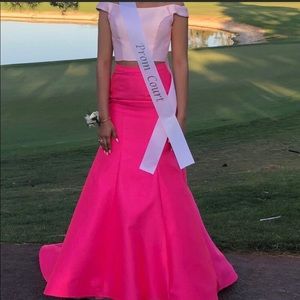 Ellie Wilde Pink Prom Dress